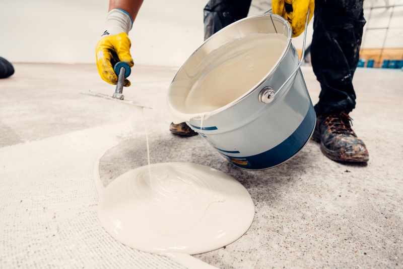 Cement Countertop Pouring