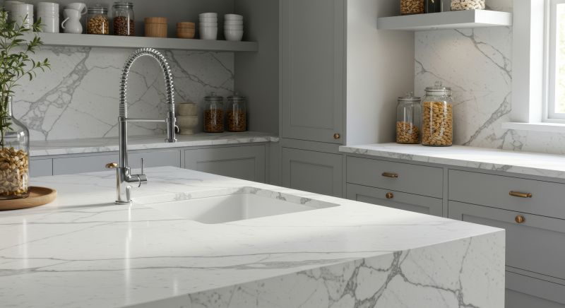 Marble Slab Installation in Lake County, IL